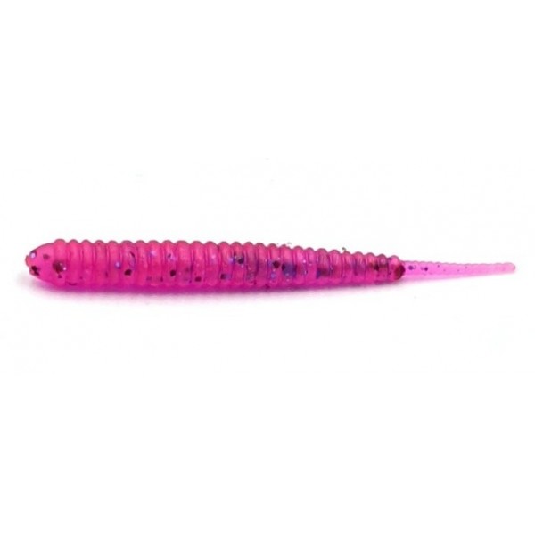 Рыбацкая приманка силиконовая, Taipan Pass-Worm, 2,0 дюйма, 20шт/уп, цвет №02 Mistik pink